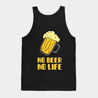 No Beer No Life (Yellow) Tank Top